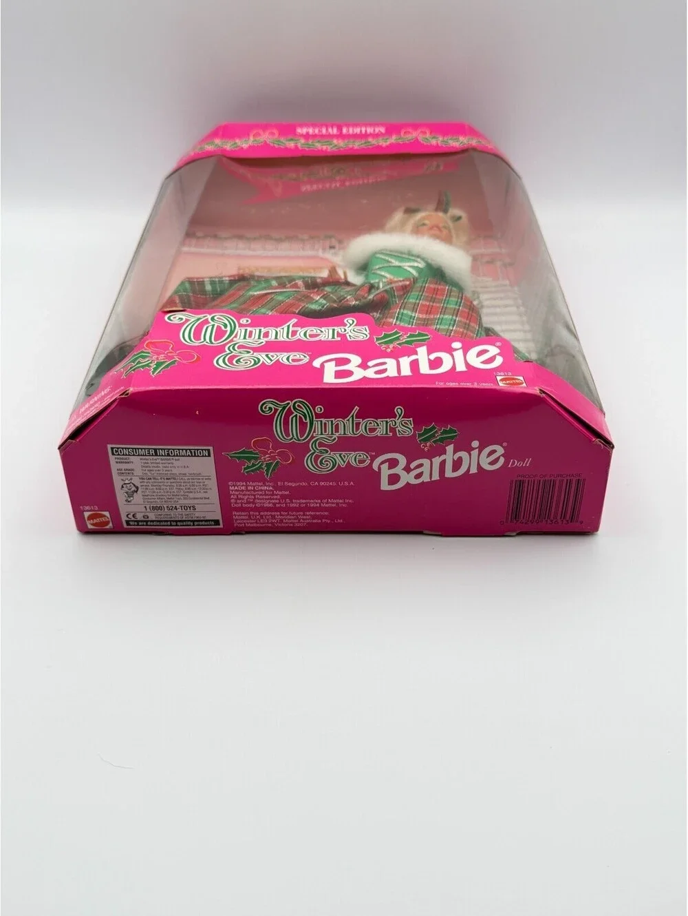 Vintage 1996 Holiday Season Barbie Doll Special Edition Mattel 15581 NRFB